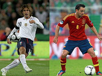 The Xavi-Pirlo parallels add a...